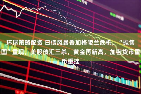 环球策略配资 日债风暴叠加格陵兰危机，“抛售美国”重现，美股债汇三杀，黄金再新高，加密货币重挫