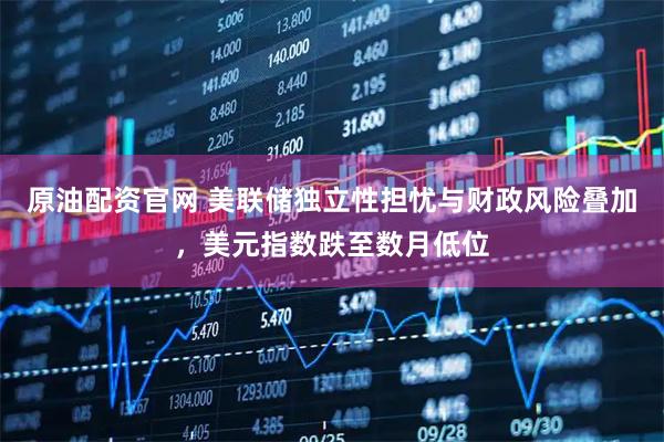 原油配资官网 美联储独立性担忧与财政风险叠加，美元指数跌至数月低位