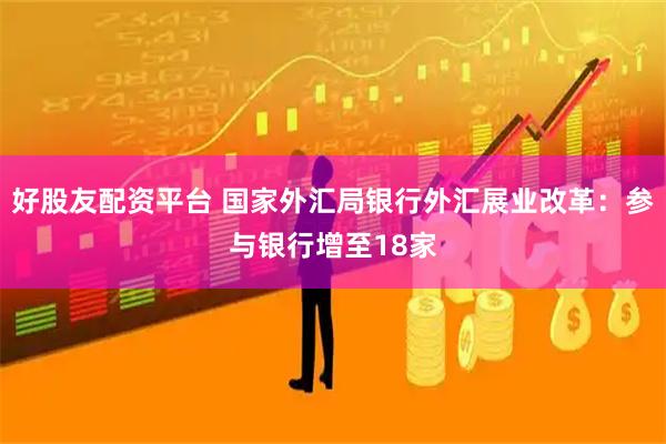 好股友配资平台 国家外汇局银行外汇展业改革：参与银行增至18家